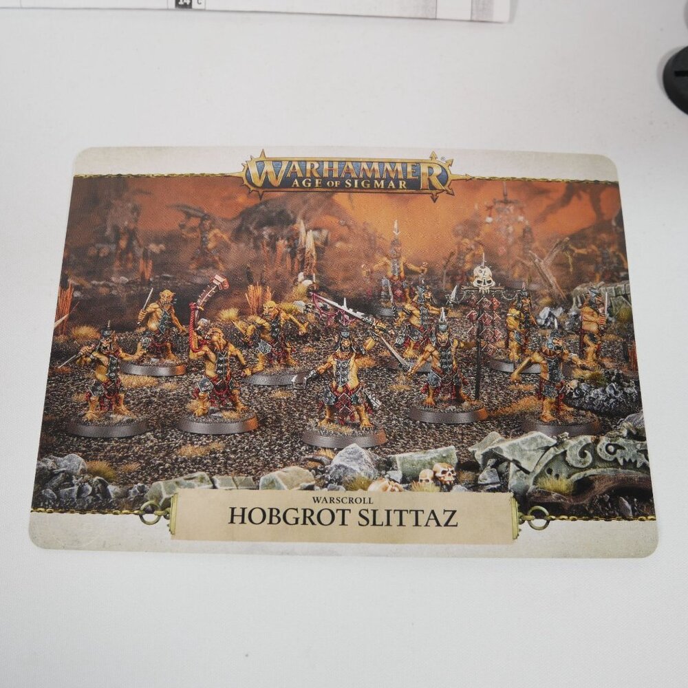 Warhammer Age Of Sigmar Hobgrot Slittaz Miniatures x10 W/ Bases & Instructions - Picture 2 of 6